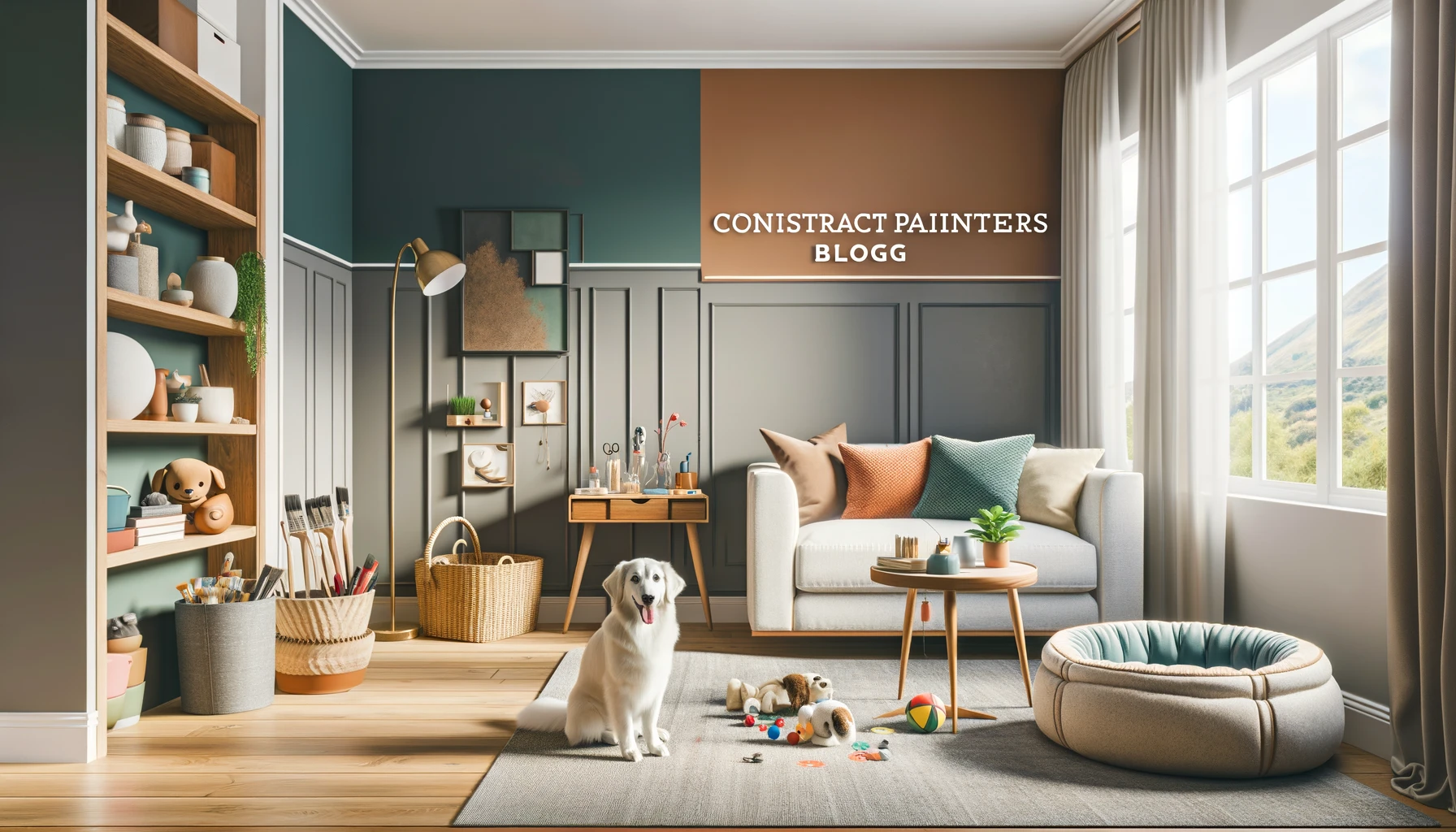 View of How To Design A Pet-Friendly Home - Houston-painters.com